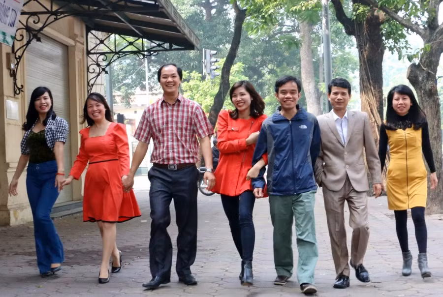 Sau những giờ miệt mài với bàn phím.