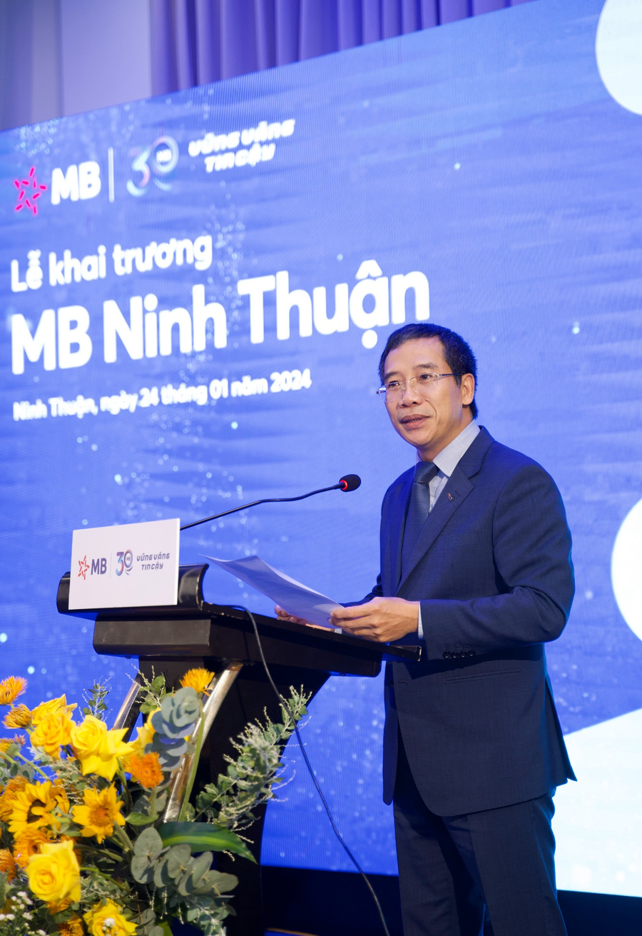 Ông Lưu Trung Thái – Chủ tịch HĐQT MB phát biểu tại sự kiện. Ông Lưu Trung Thái – Chủ tịch HĐQT MB phát biểu tại sự kiện.