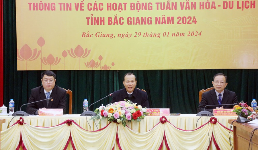 Quang cảnh buổi thông tin báo chí. (Ảnh: BBG)