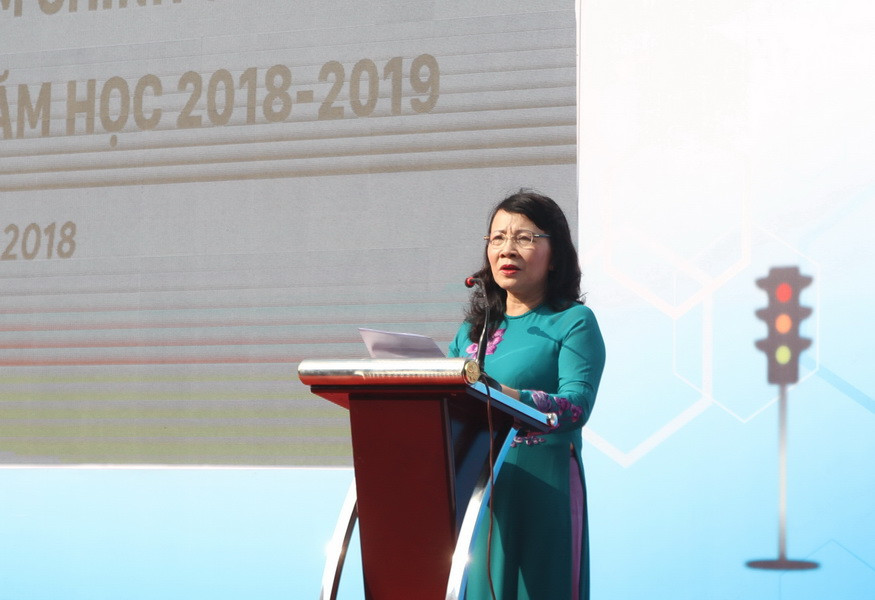 Học sinh, sinh viên là tuyên truyền viên tốt nhất về an toàn giao thông ảnh 1