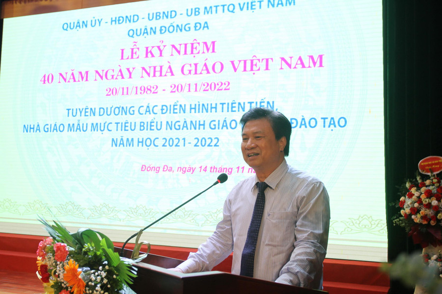 Thứ trưởng Nguyễn Hữu Độ phát biểu tại lễ kỷ niệm. Thứ trưởng Nguyễn Hữu Độ phát biểu tại lễ kỷ niệm.