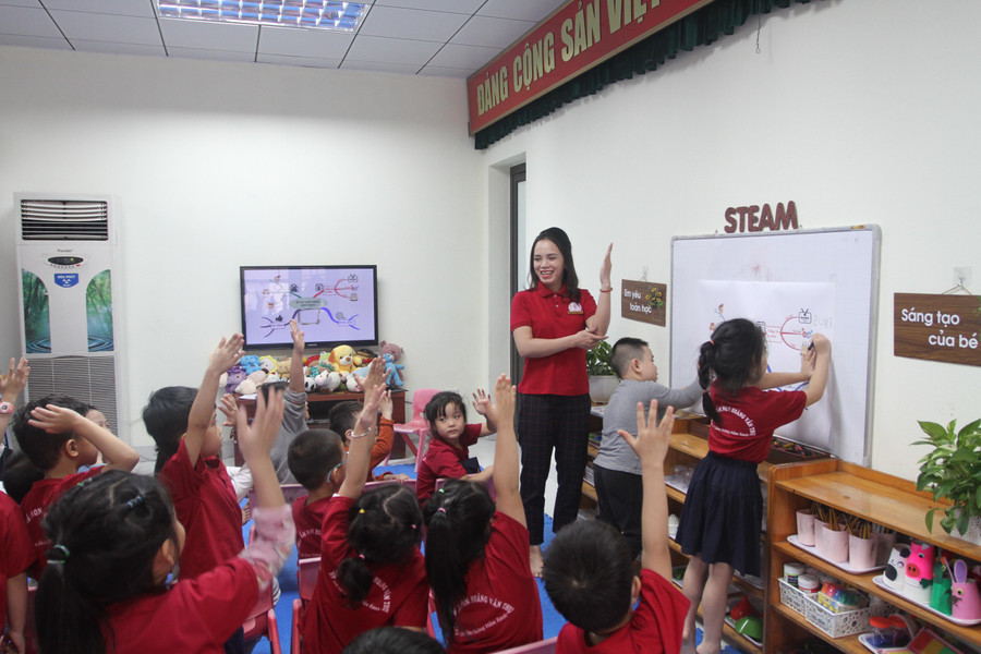 Cô Đặng Thị Thu Trang đã quyết định áp dụng thành công Sơ đồ tư duy để nâng cao công tác chăm sóc, giáo dục trẻ mầm non