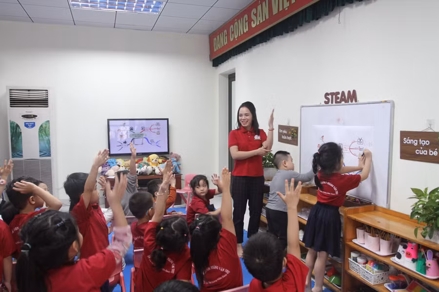 Cô Đặng Thị Thu Trang đã quyết định áp dụng thành công Sơ đồ tư duy để nâng cao công tác chăm sóc, giáo dục trẻ mầm non