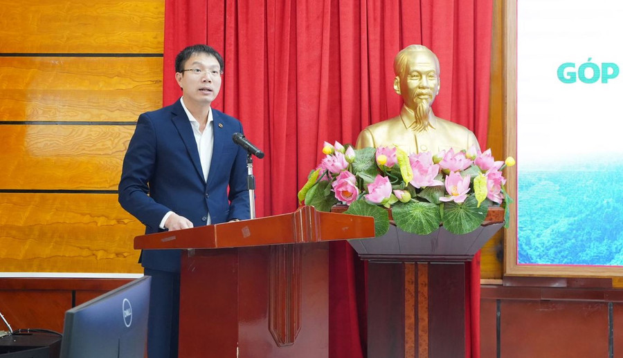 TS. Đoàn Trung Kiên - Hiệu trưởng Trường ĐH Luật Hà Nội góp ý tại Hội thảo góp ý Dự thảo Luật Đất đai sửa đổi.