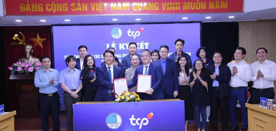 Quang cảnh buổi Lễ ký kết Thỏa thuận hợp tác giai đoạn 2023-2025.