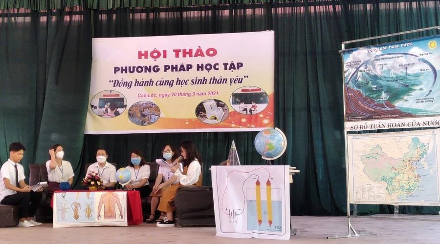 Trường THPT Đồng Đăng tổ chức Hội thảo phương pháp học tập. Ảnh NTCC. Trường THPT Đồng Đăng tổ chức Hội thảo phương pháp học tập. Ảnh NTCC.