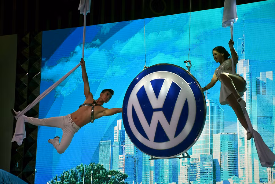 Màn trình diễn ấn tượng của hãng Volkswagen