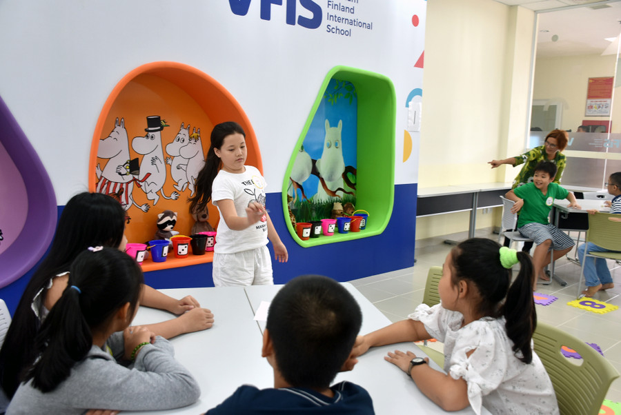 Nhiều em học sinh rất tự tin, chủ động khi tham gia lớp học Nhiều em học sinh rất tự tin, chủ động khi tham gia lớp học