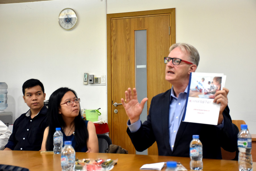 TS Rick Arrowood (ĐH Northeastern) giới thiệu một số đặc trưng của chương trình liên kết Thạc sĩ Khoa học về Lãnh đạo