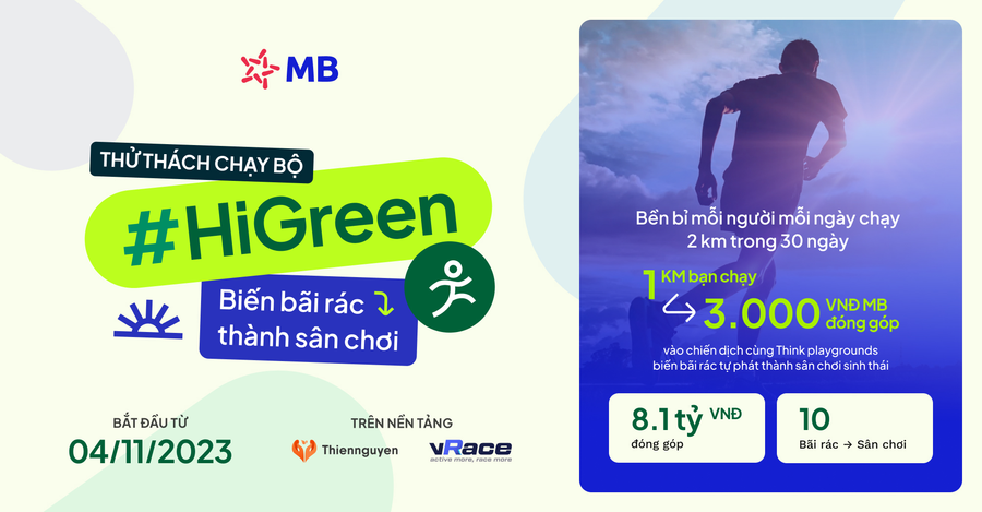 Chiến dịch HiGreen nhằm truyền tải thông điệp sống bền vững, quan tâm tới môi trường và cộng đồng đến 25 triệu khách hàng và xã hội. Chiến dịch HiGreen nhằm truyền tải thông điệp sống bền vững, quan tâm tới môi trường và cộng đồng đến 25 triệu khách hàng và xã hội.