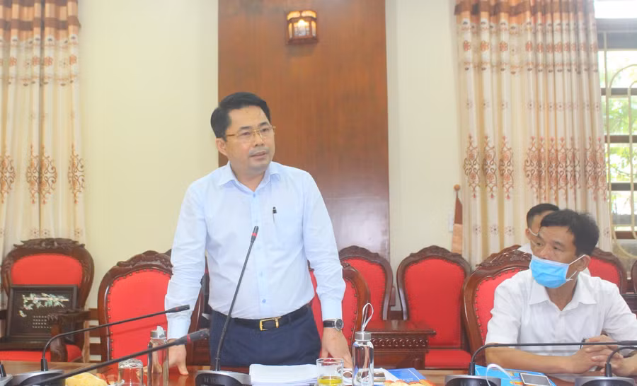 Ông Nguyễn Mạnh Huy - Phó Chủ tịch UBND huyện Phú Xuyên phát biểu tại chương trình.