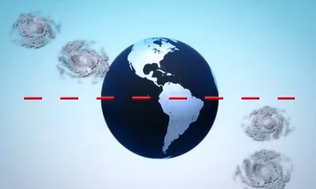 Hiệu ứng khiến hai cơn bão sáp nhập thành siêu bão