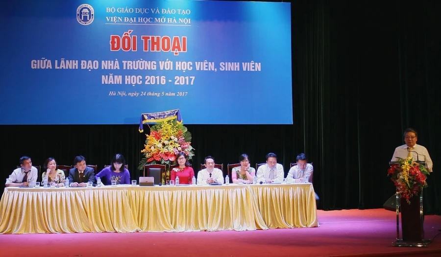 Viện Đại học Mở Hà Nội tăng cường lắng nghe và đối thoại cùng học viên, sinh viên 