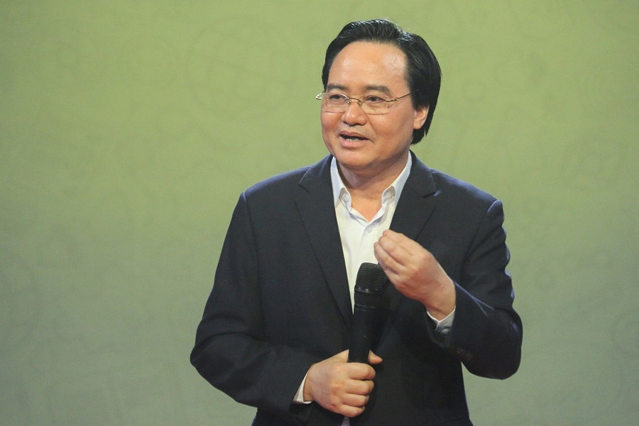 Bộ trưởng Phùng Xuân Nhạ chia sẻ tại đêm gala.