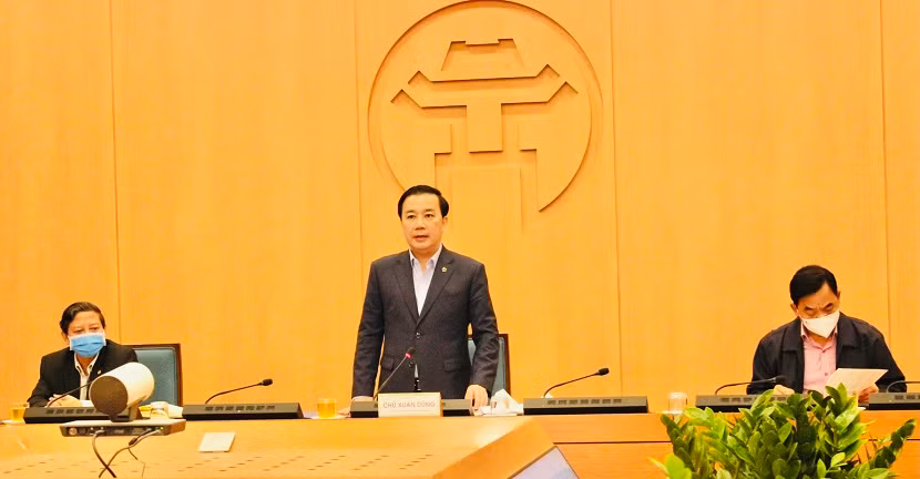 Phó Chủ tịch UBND TP Hà Nội Chử Xuân Dũng tại phiên họp thứ 88. 