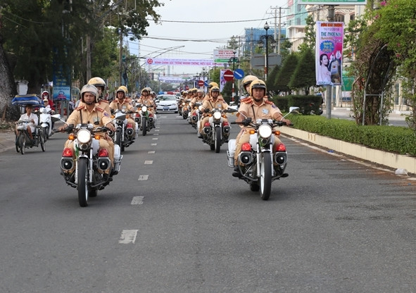 Lực lượng chức năng tăng cường công tác tuần tra kiểm soát, xử lý nghiêm các hành vi vi phạm TTATGT.