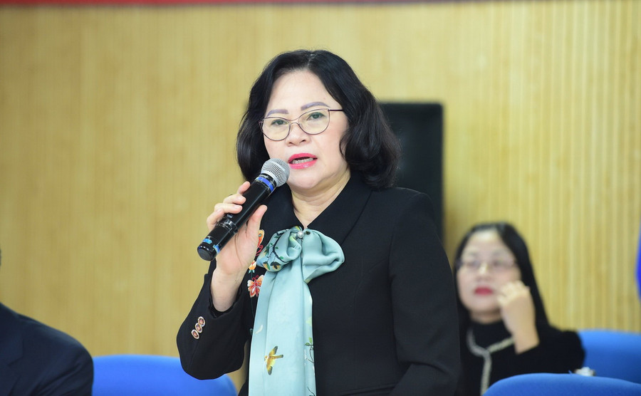 Thứ trưởng Ngô Thị Minh phát biểu tại hội nghị. Thứ trưởng Ngô Thị Minh phát biểu tại hội nghị.