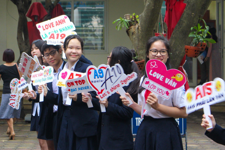 Học sinh Trường THCS Giảng Võ (ảnh TL). Học sinh Trường THCS Giảng Võ (ảnh TL).