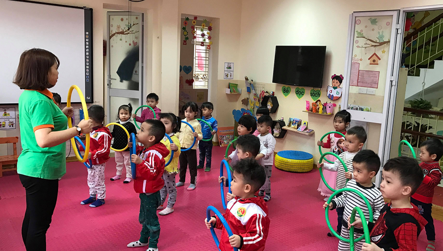 Trường học đối diện khách sạn phái đoàn Triều Tiên lưu trú vẫn mở cửa đón HS ảnh 17 Trường học đối diện khách sạn phái đoàn Triều Tiên lưu trú vẫn mở cửa đón HS ảnh 17