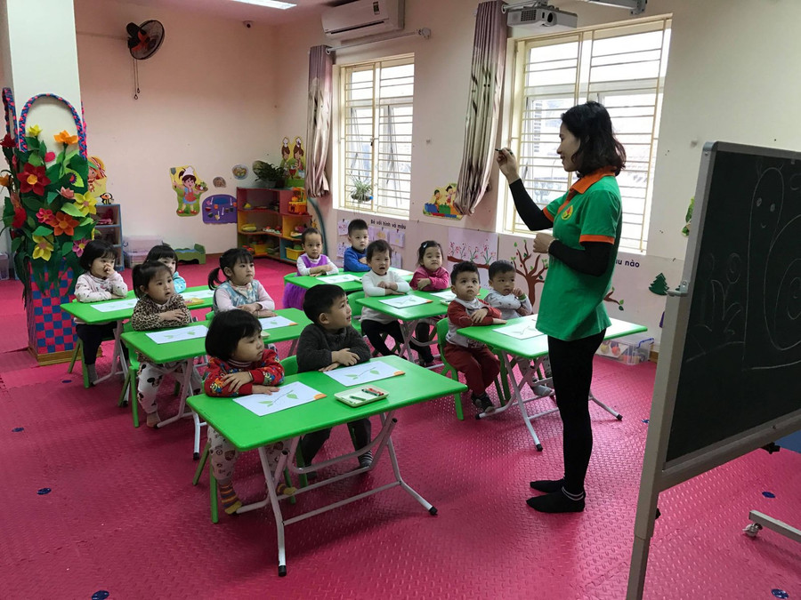 Trường học đối diện khách sạn phái đoàn Triều Tiên lưu trú vẫn mở cửa đón HS ảnh 19 Trường học đối diện khách sạn phái đoàn Triều Tiên lưu trú vẫn mở cửa đón HS ảnh 19