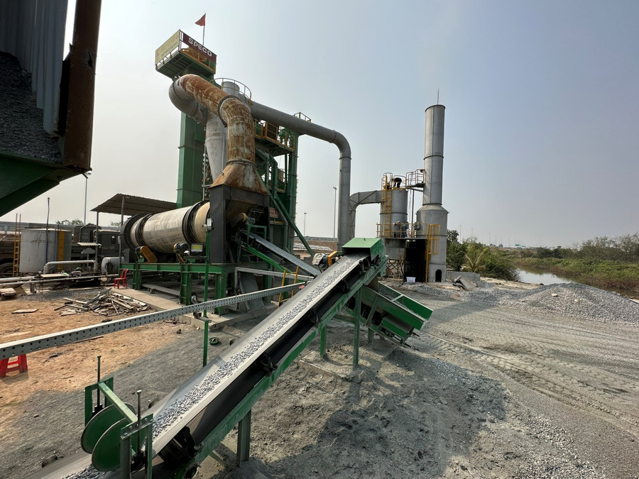 Địa điểm sản xuất của Công ty cổ phần 484 tại xã Liên Vị, thị xã Quảng Yên.