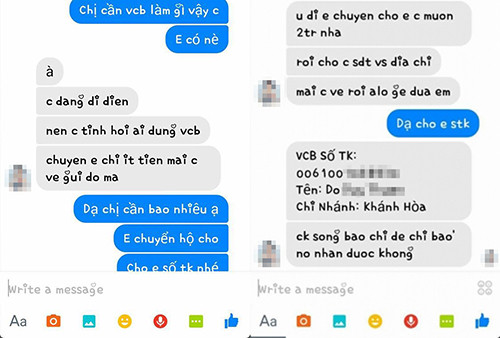 Một tài khoản Facebook bị hack và kẻ đứng sau đã nhắn tin hỏi vay tiền bạn bè.