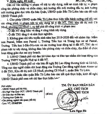 Một phần văn bản số 1226/UBND-GD&ĐT của UBND quận Bắc Từ Liêm gửi TP Hà Nội. Một phần văn bản số 1226/UBND-GD&ĐT của UBND quận Bắc Từ Liêm gửi TP Hà Nội.