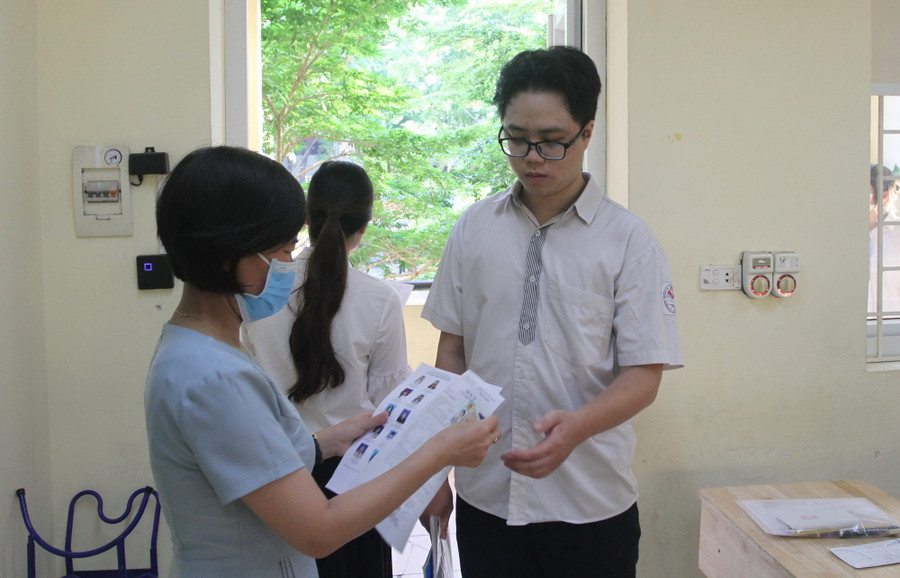 Học sinh tham dự kỳ thi tốt nghiệp THPT năm 2023.