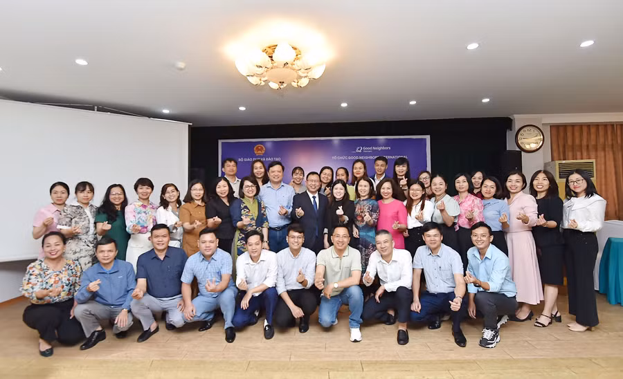 Các đại biểu dự lớp tập huấn. Ảnh: Trần Hiệp Các đại biểu dự lớp tập huấn. Ảnh: Trần Hiệp