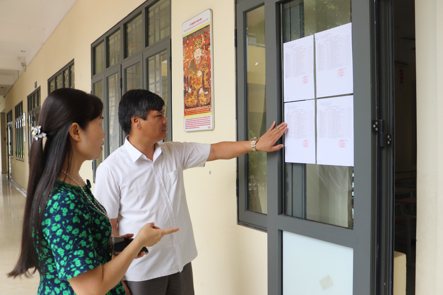 Trường THPT Hoành Bồ (TP Hạ Long) niêm yết danh sách thí sinh dự thi Kỳ thi tuyển sinh lớp 10. Trường THPT Hoành Bồ (TP Hạ Long) niêm yết danh sách thí sinh dự thi Kỳ thi tuyển sinh lớp 10.