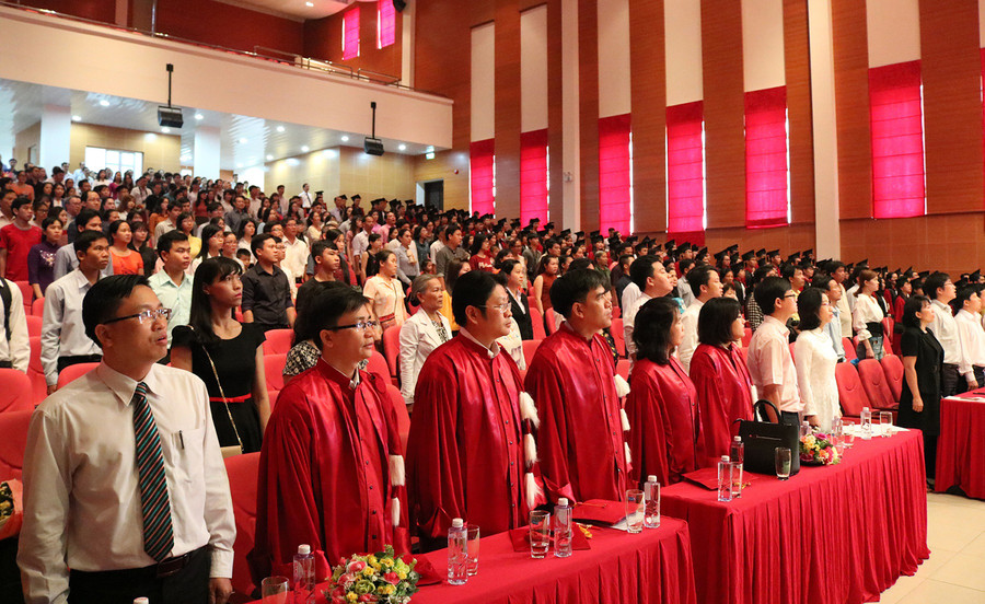 Quang cảnh hội trường buổi lễ