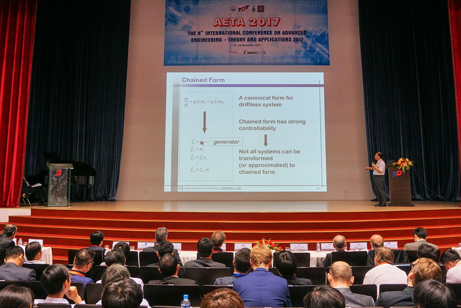 Một phiên báo cáo tham luận tại Hội thảo AETA 2017 Một phiên báo cáo tham luận tại Hội thảo AETA 2017