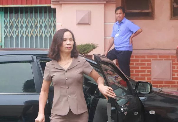 Bị cáo Triệu Thị Chính, nguyên phó giám đốc Sở GD&ĐT Hà Giang Bị cáo Triệu Thị Chính, nguyên phó giám đốc Sở GD&ĐT Hà Giang