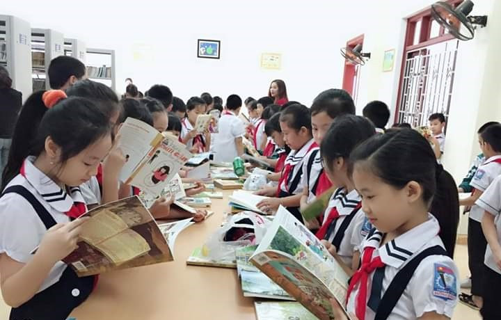 Hoạt động hưởng ứng “Tuần lế học tập suốt đời” của Tiểu học Hồng Thái, thành phố Tuyên Quang