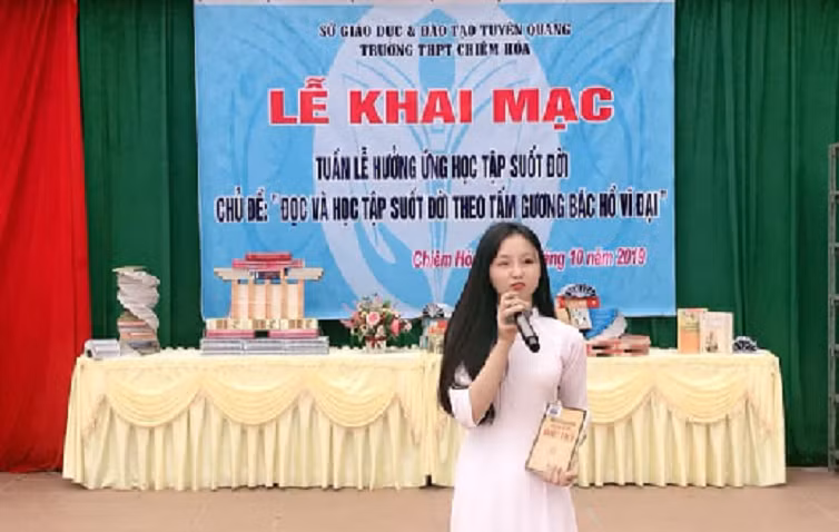 Hoạt động hưởng ứng “Tuần lế học tập suốt đời” tại trường THPT Chiêm Hóa