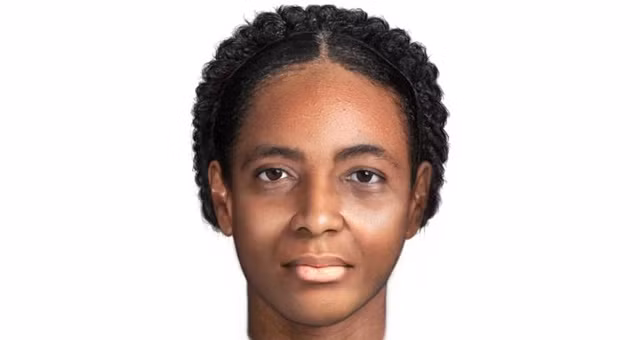 Hình ảnh phục dựng về Martha Peterson.