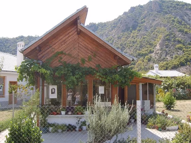 Ngôi nhà bình dị mà bà Vanga đã sống những năm cuối đời.