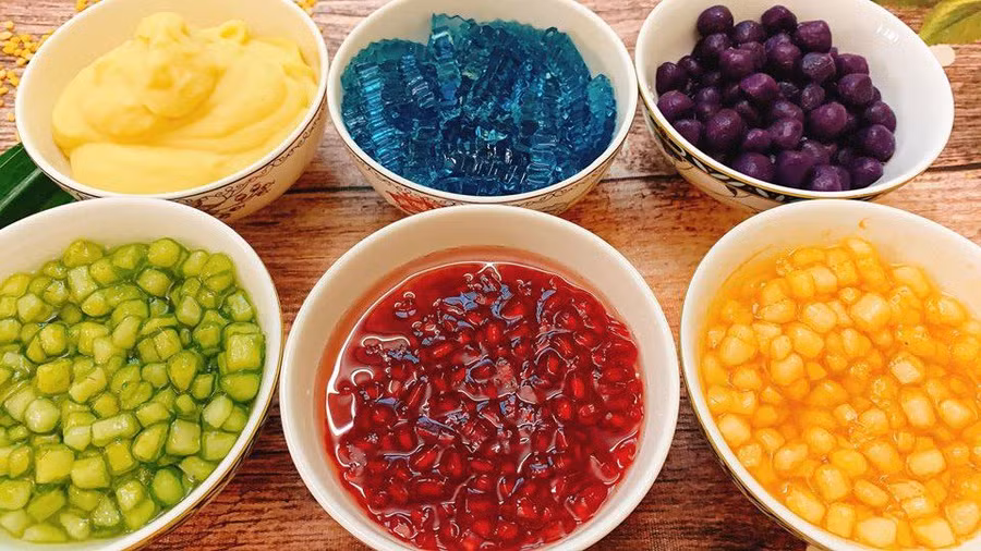 Cách nấu chè sương sa hạt lựu 7 sắc cầu vồng mát lạnh ngày nắng nóng ảnh 3