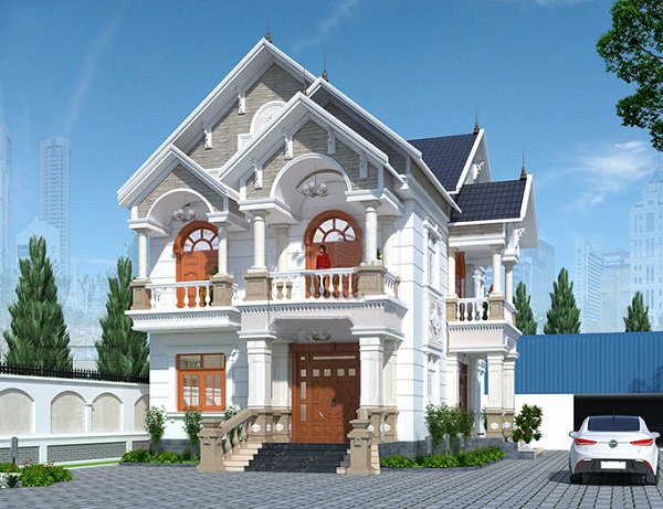 Đẳng cấp, tinh tế là nét đẹp của mẫu biệt thự này. Đẳng cấp, tinh tế là nét đẹp của mẫu biệt thự này.