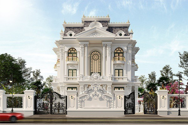 Nguy nga, tráng lệ là những cụm từ khiến người ta phải thốt lên khi ngắm nhìn mẫu nhà này. Nguy nga, tráng lệ là những cụm từ khiến người ta phải thốt lên khi ngắm nhìn mẫu nhà này.
