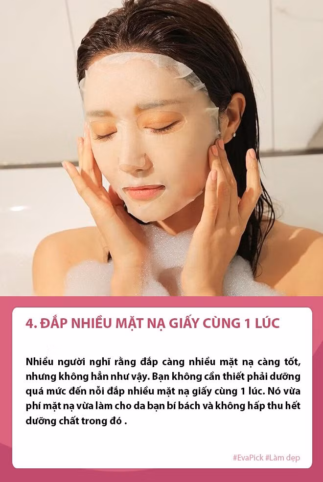 7 sai lầm khiến càng đắp mặt nạ giấy da càng xấu ảnh 4