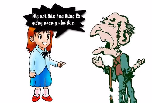 Truyện cười hay: Đàn ông đúng là giống nhau như đúc - 4