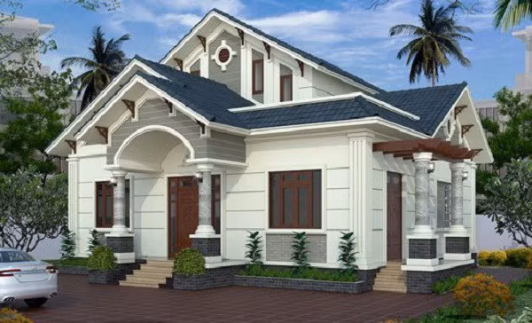 nhung mau nha cap 4 dep, don gian 2020 - 17