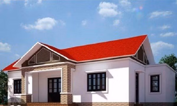 nhung mau nha cap 4 dep, don gian 2020 - 8