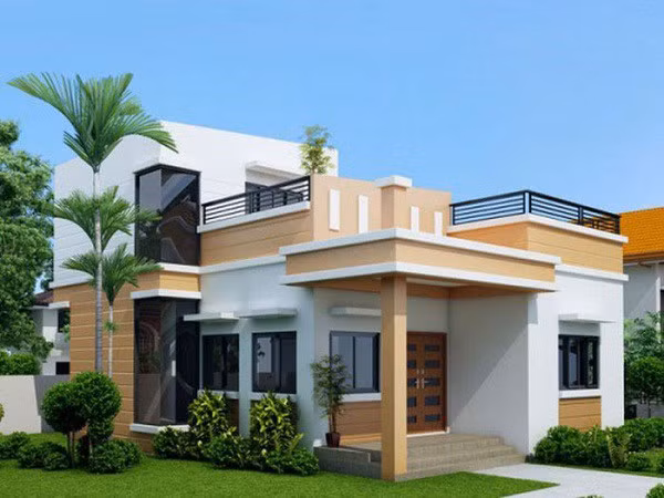 Gác lửng giúp căn nhà trở nên cao ráo hơn.