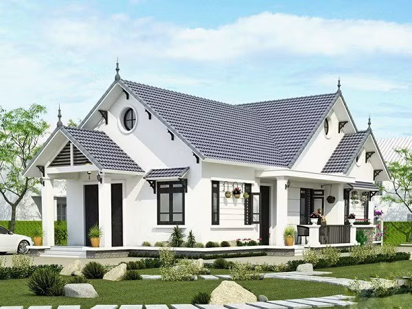 Những mẫu nhà cấp 4 mái thái đẹp sẽ hớp hồn bạn ngay từ cái nhìn đầu tiên - 11