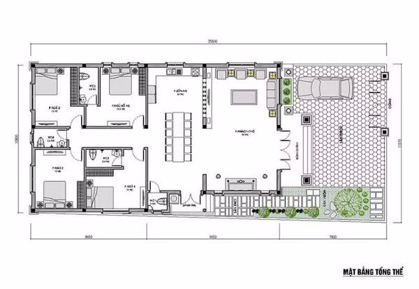 Những mẫu nhà cấp 4 mái thái đẹp sẽ hớp hồn bạn ngay từ cái nhìn đầu tiên - 10
