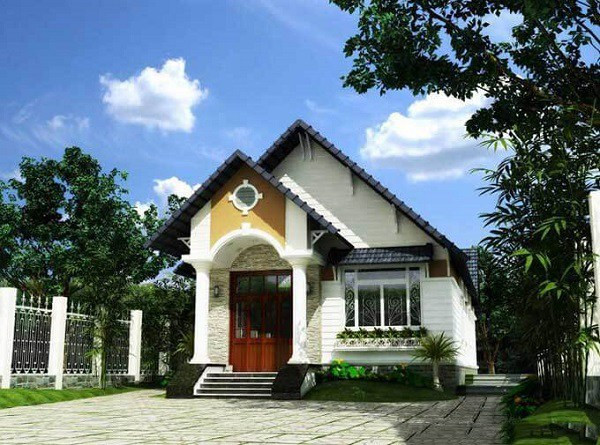 Nhà cấp 4 mái thái có 4 phòng ngủ. Những mẫu nhà cấp 4 mái thái đẹp sẽ hớp hồn bạn ngay từ cái nhìn đầu tiên - 9