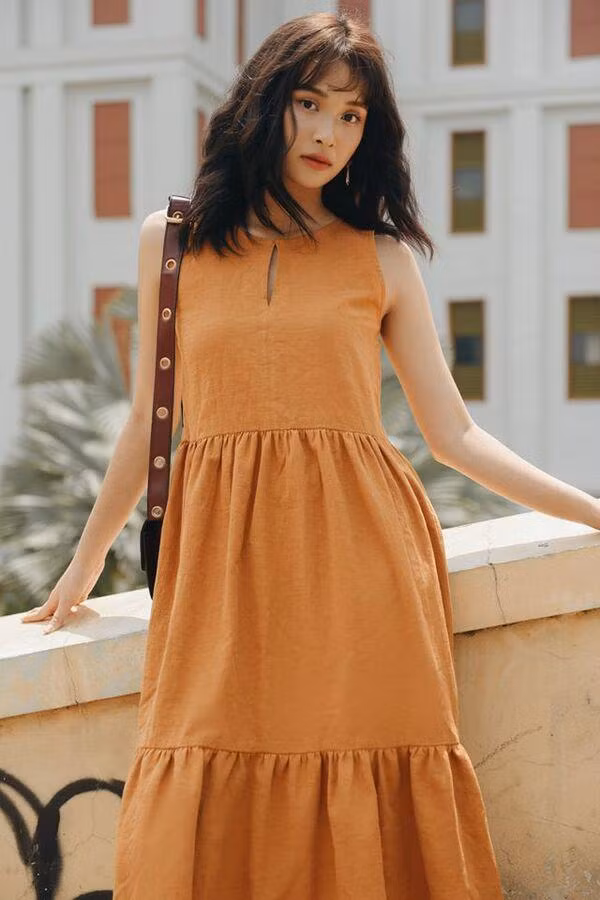 Chị em đừng nên bỏ qua những chiếc đầm babydoll sát nách vào mùa hè.