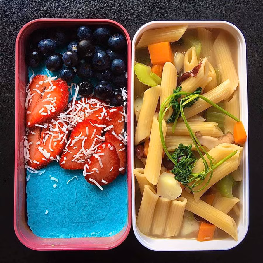 Du học nhưng vẫn chăm chỉ mang cơm đến trường, 9X khoe cơm chay đủ màu sắc chỉ 40k - 10